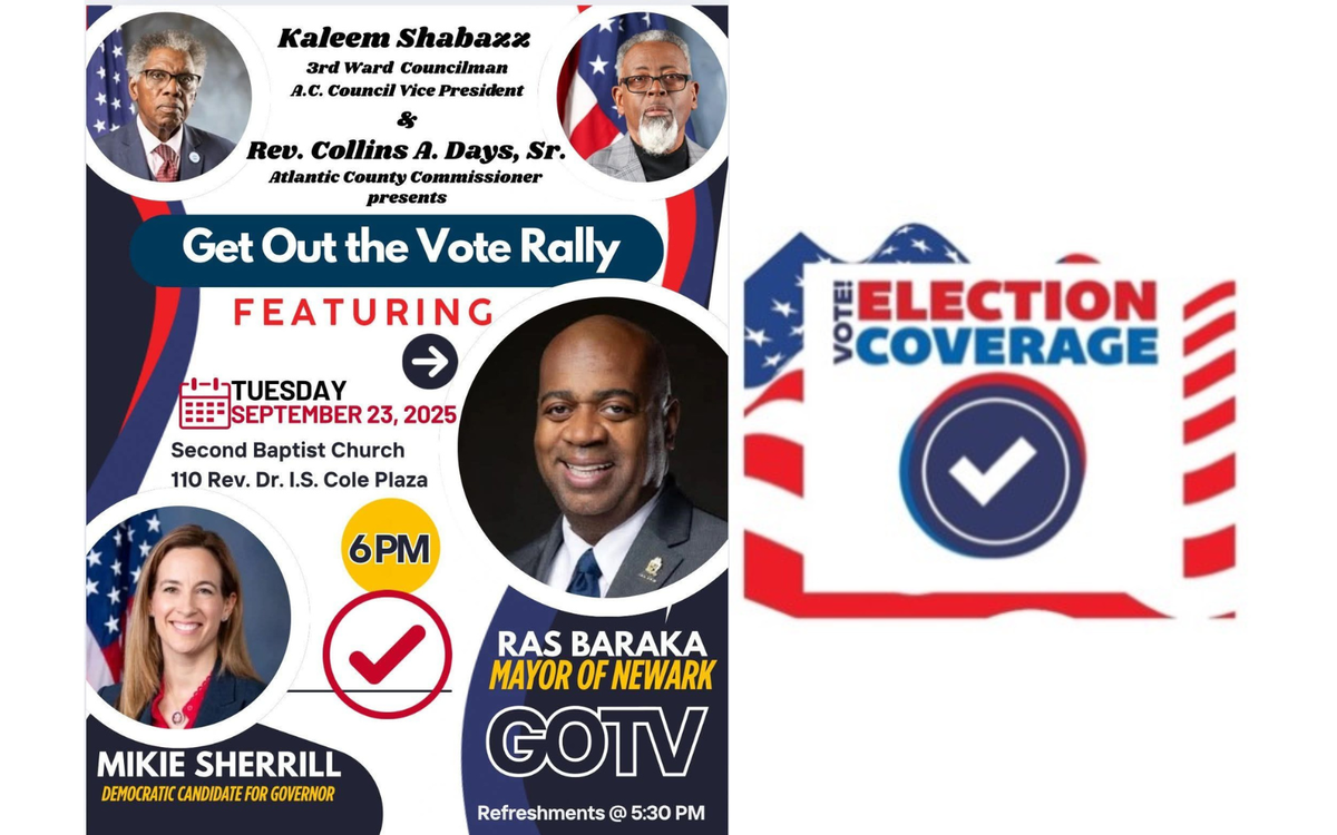 Gubernatorial Candidate Mikie Sherrill and Newark Mayor Ras Baraka Come to AC