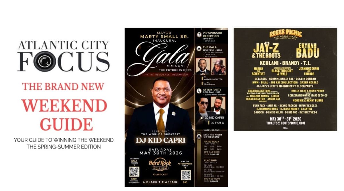 5th Week of May! Atlantic City Celebrates Mayor Marty Small, Philly Welcomes The Roots Picnic and N.O.R.E and DJ CLUE Rock Events in NYC!