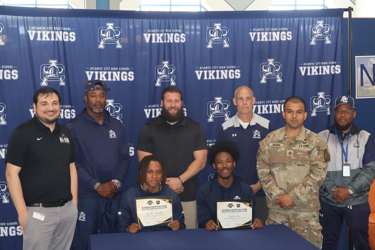 Atlantic City High School Stars Jaylen Day and Ky’Ree Barksdale Selected for 2026 North-South All-Star Football Classic