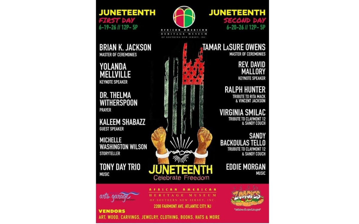 African American Museum of Southern New Jersey Celebrates Juneteenth 2026 with Culture, Community and Live Entertainment in Atlantic City