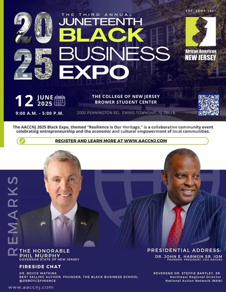Governor Phil Murphy to Speak at 3rd Annual Juneteenth Black Business Expo at The College of New Jersey