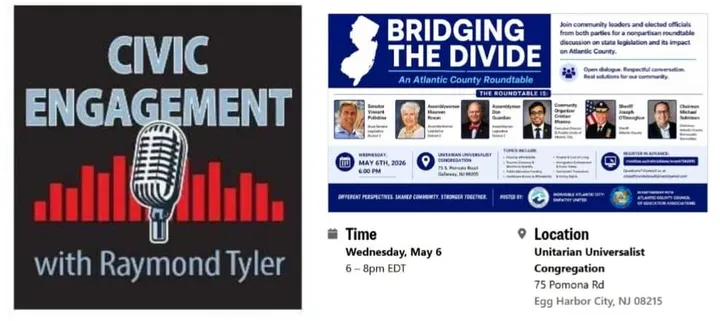 Civic Engagement: Indivisible to Host an Atlantic County Political Round Table
