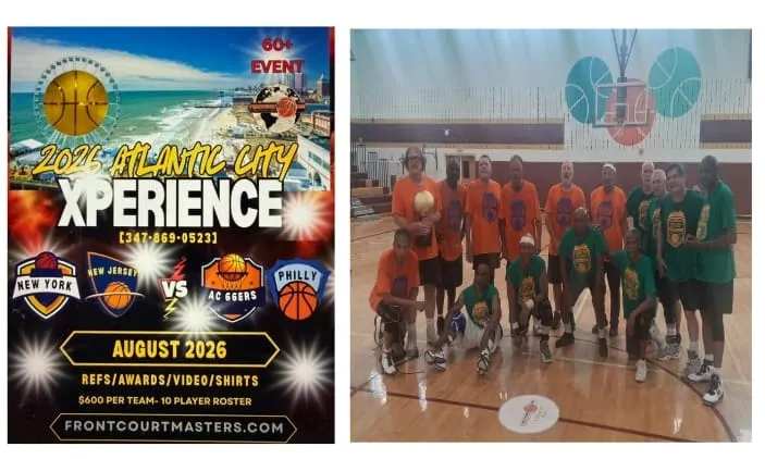 Atlantic City 66ers Return to the Court for Frontcourt Masters 60-and-Over Basketball Tournament