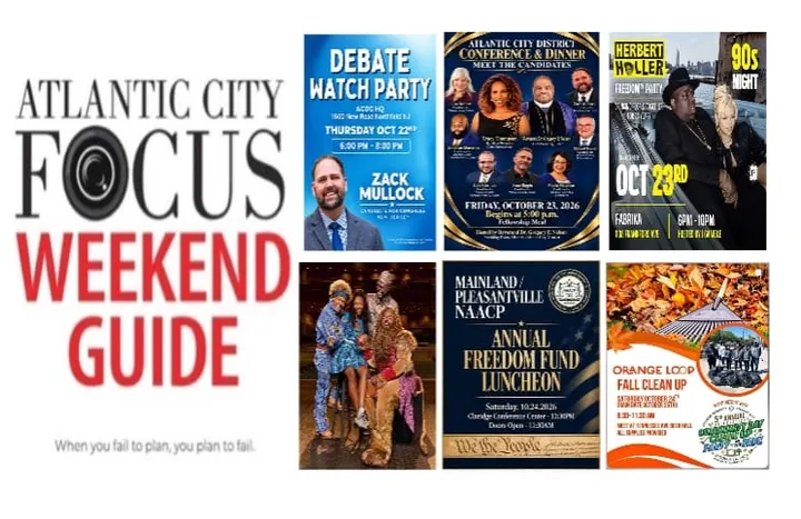 Weekend Guide: Oct. 22–25, 2026 Events in Atlantic City, South Jersey, Philadelphia and Beyond