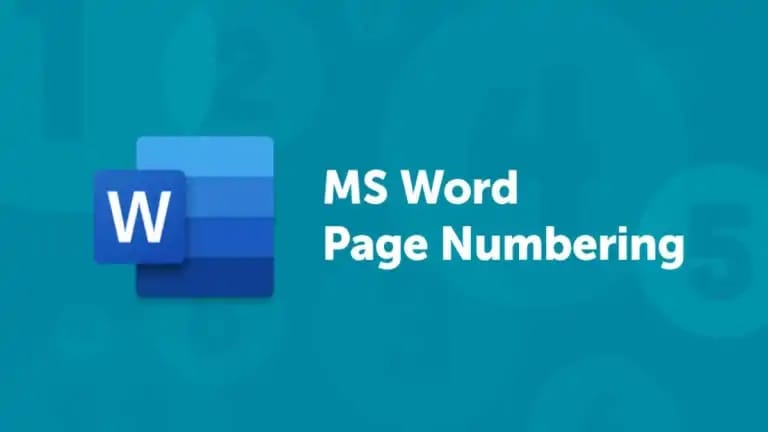 4 Steps to Perfect Page Numbering In Microsoft Word