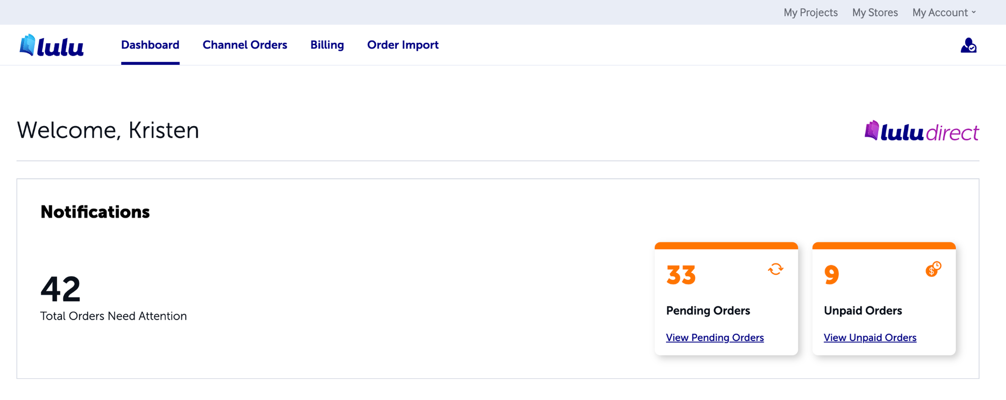 Lulu Direct Dashboard Walkthrough
