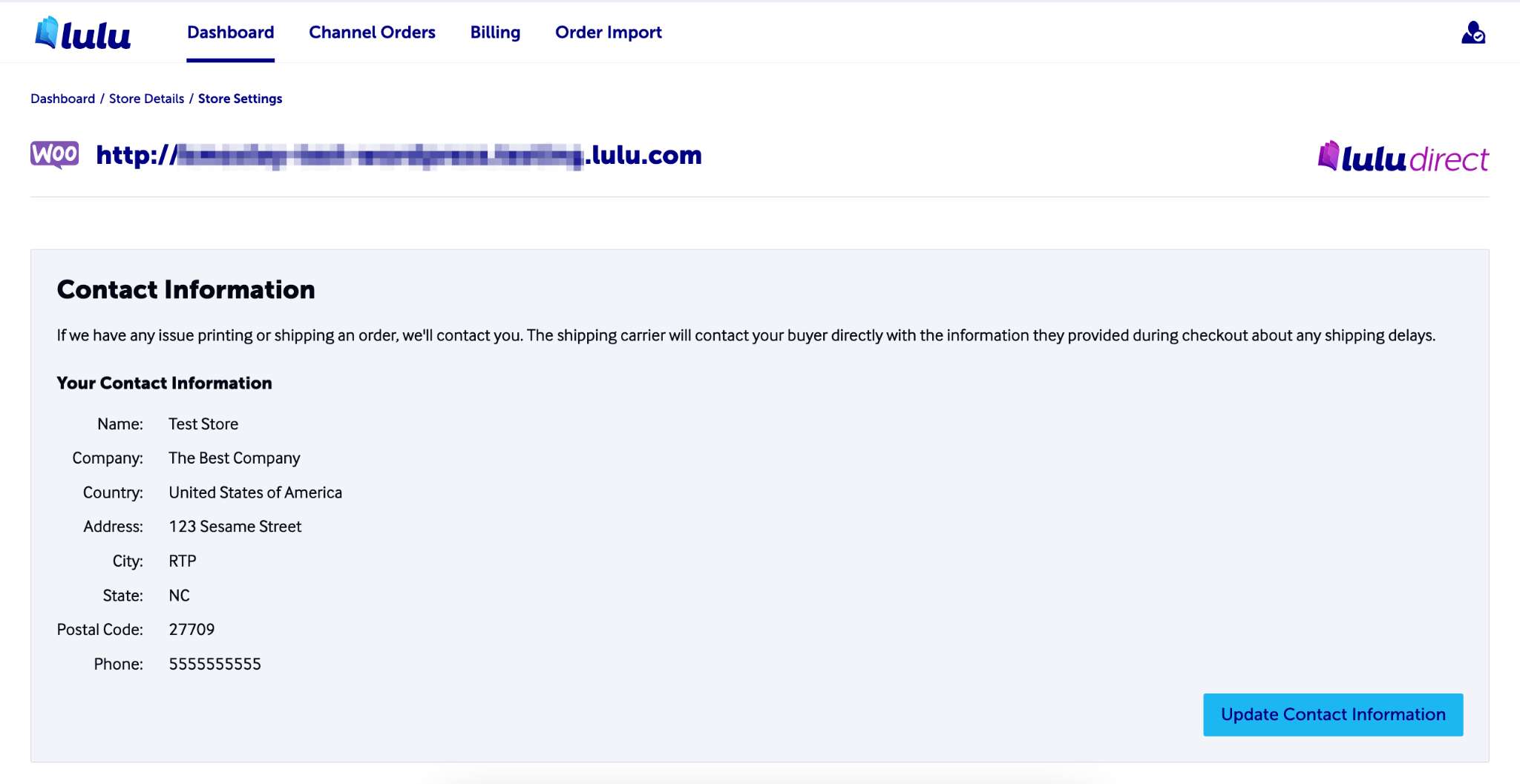 Lulu Direct Dashboard Walkthrough