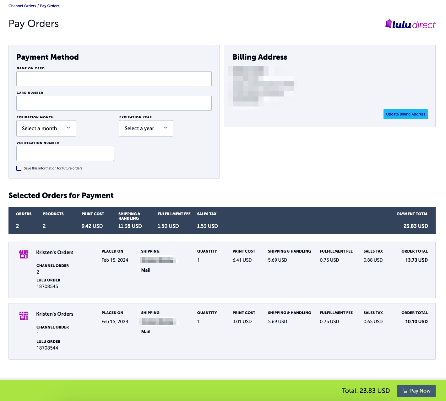 Lulu Direct Dashboard Walkthrough