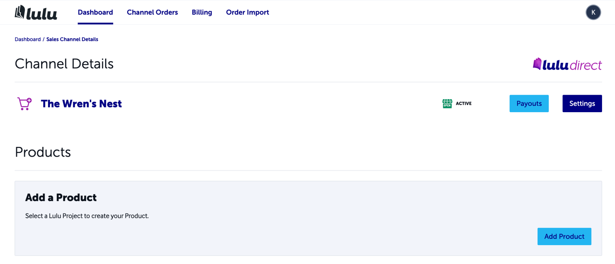 Lulu Direct Dashboard Walkthrough