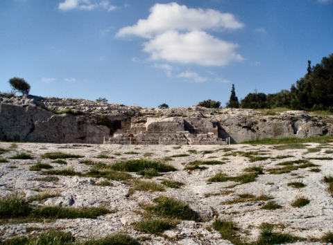 photo of the Pnyx in Athens