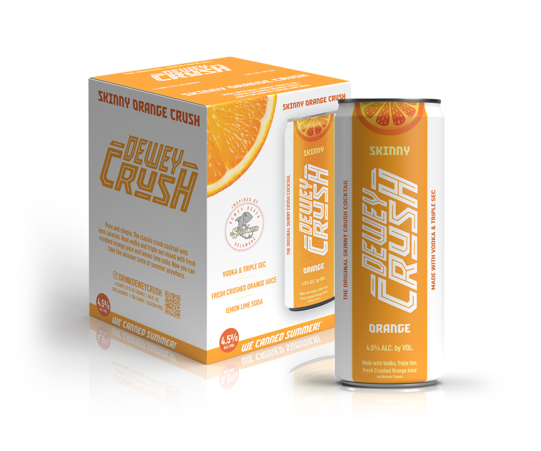 Dewey Crush Launches Skinny Orange Crush