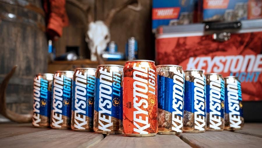 Keystone Light Brings Back The Hunt, Orange Camo Can post image