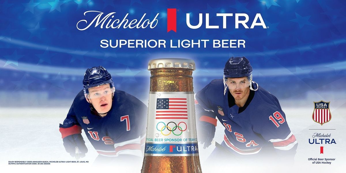 Michelob Ultra Relives 'Miracle on Ice,Rolls Out Team USA Winter Olympics Packaging, Spots
