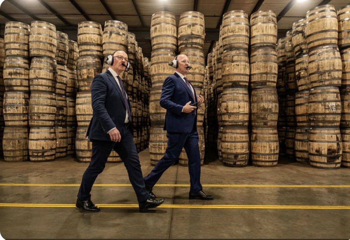 Scotland's First Minister Visits Independent Stave Co. in Kentucky