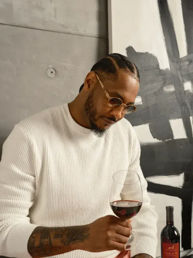 NBA's Carmelo Anthony, Seventh Estate and Robert Mondavi Winery collaborate