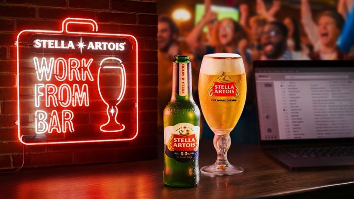 'Work from Bar,' Stella Artois Tells World Cup Fans