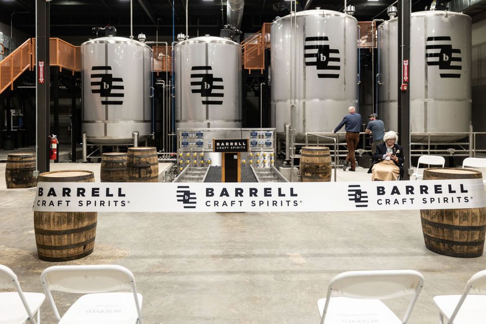 Barrell Craft Cuts Ribbon at New Blending Facilty