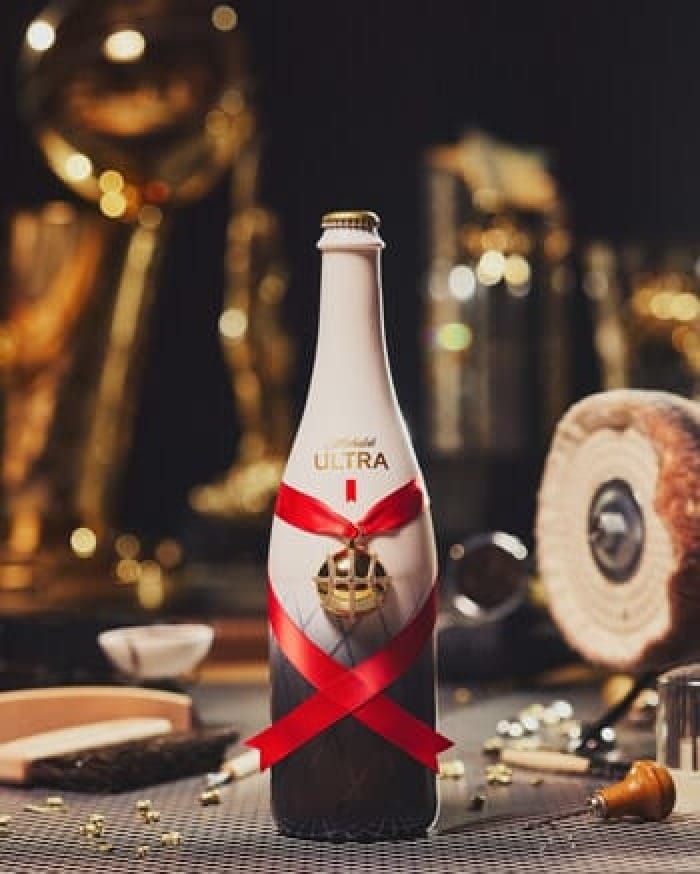 New Michelob Ultra NBA Championship Bottles Infused with Gold