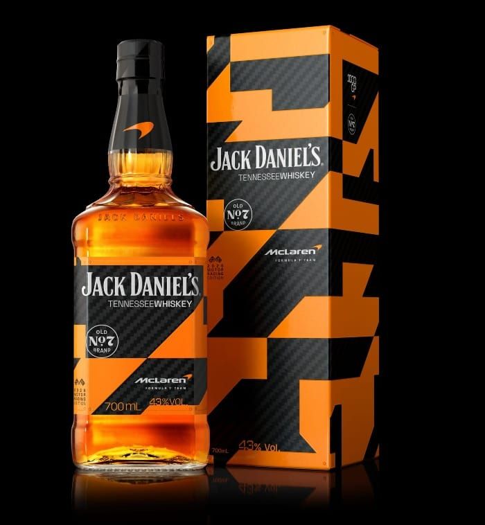New Jack Daniel's Bottle Honors McLaren Formula 1 Team