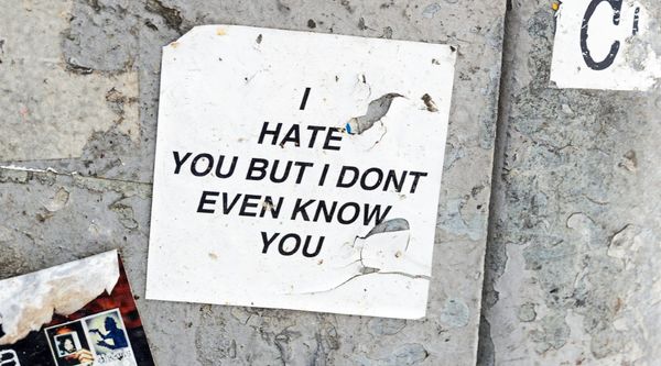 Some hate comes with the territory. This was personal.