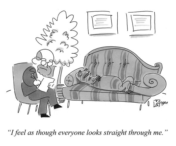 Cartoon about getting noticed