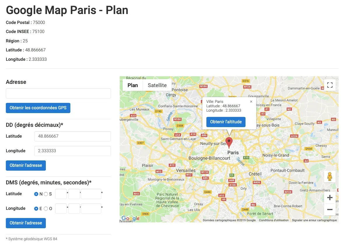 latitude paris