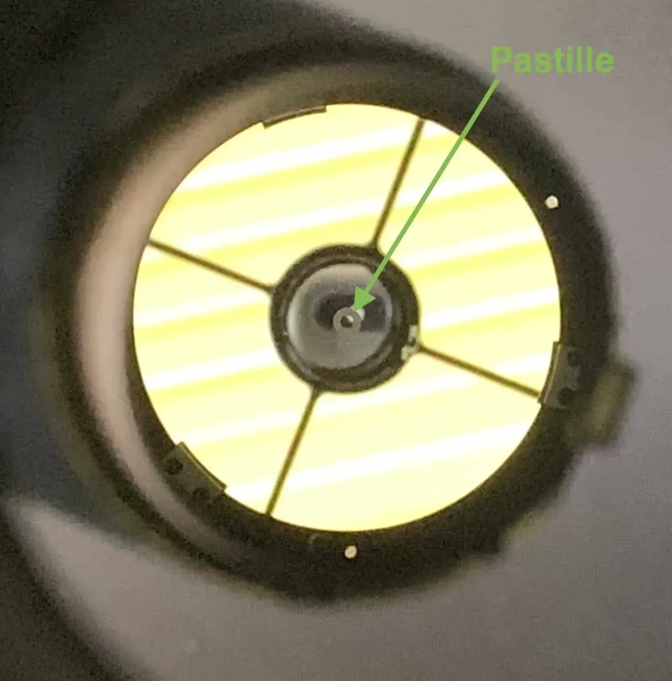 miroir primaire centré