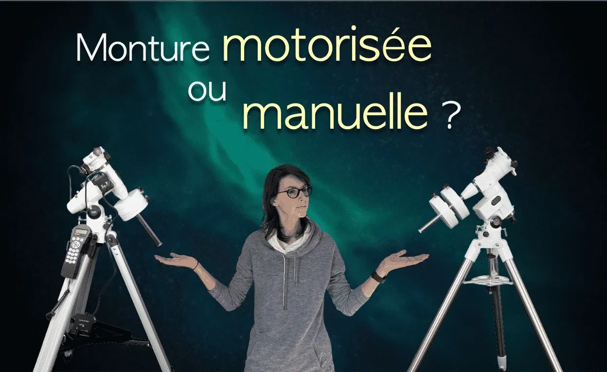 monture motorisée ou manuelle