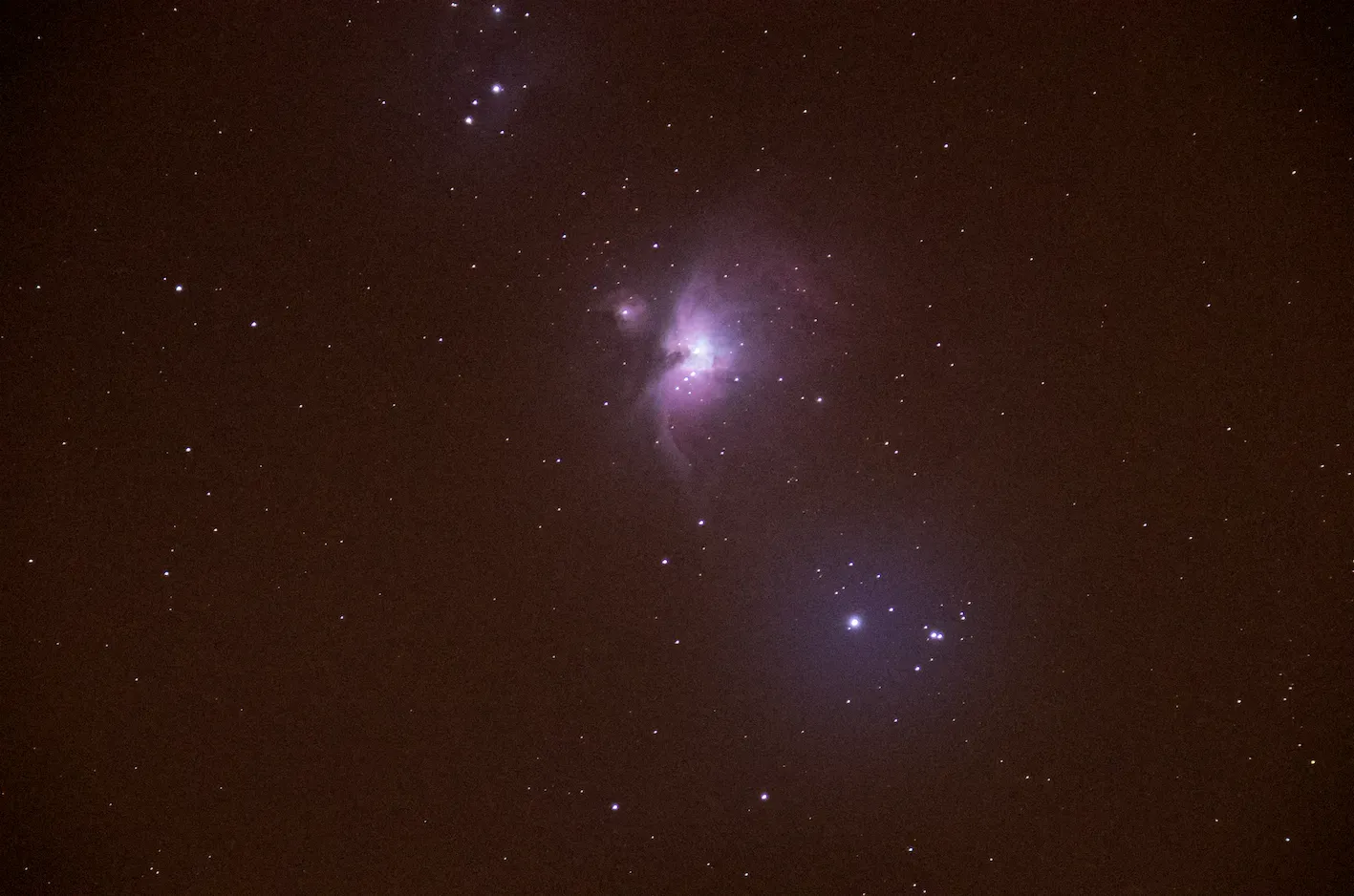 Nébuleuse d'Orion Télescope
