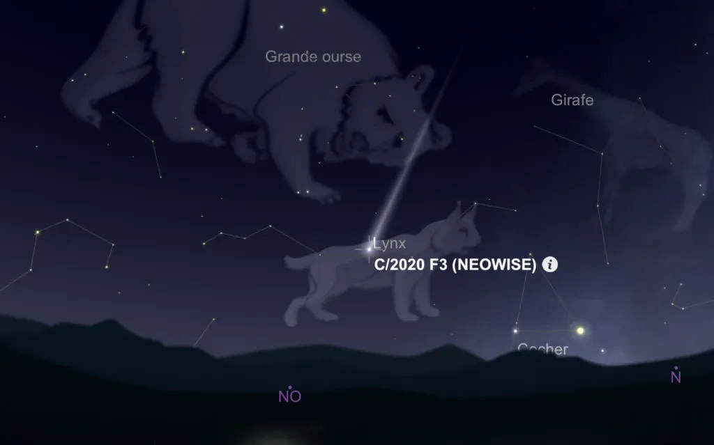 Neowise le 15 juillet