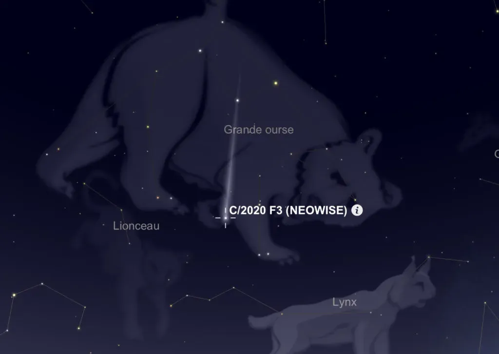 Neowise le 20 juillet