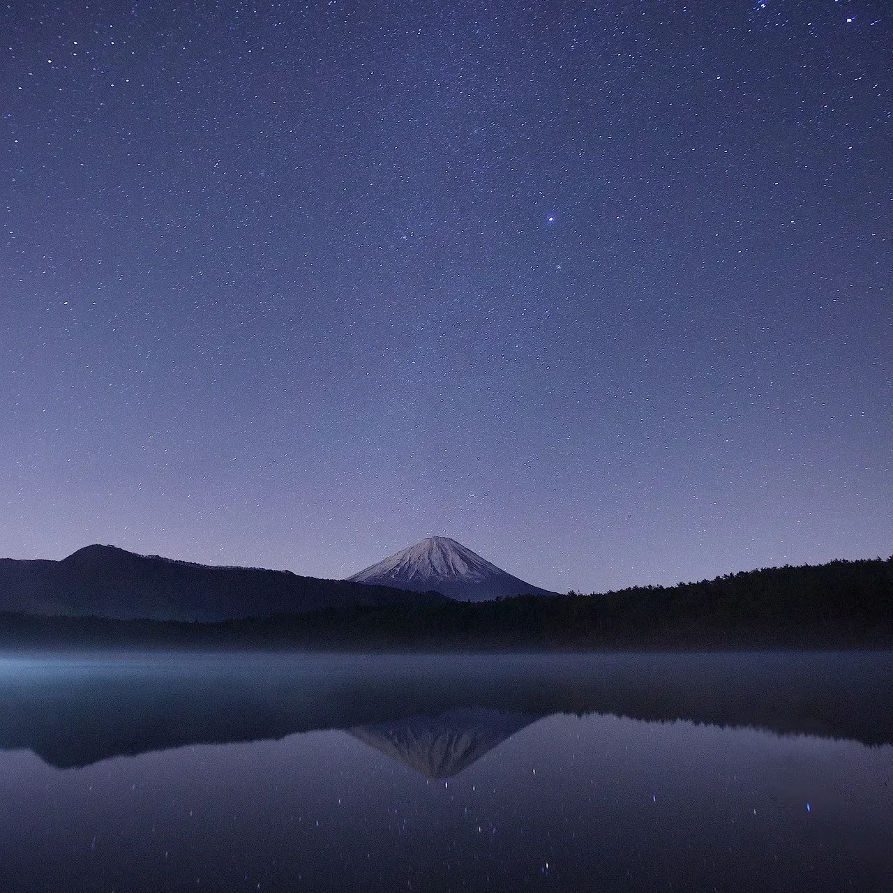 photo étoiles montagnes