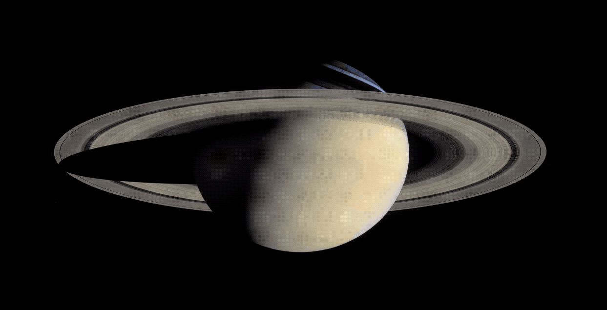 Simulation disparition des anneaux de Saturne