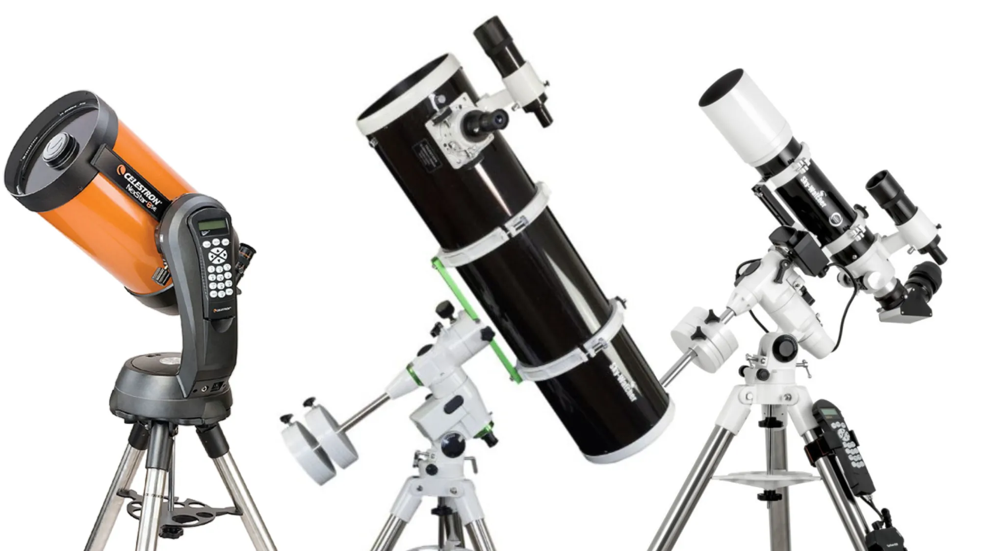 Différents types de télescopes