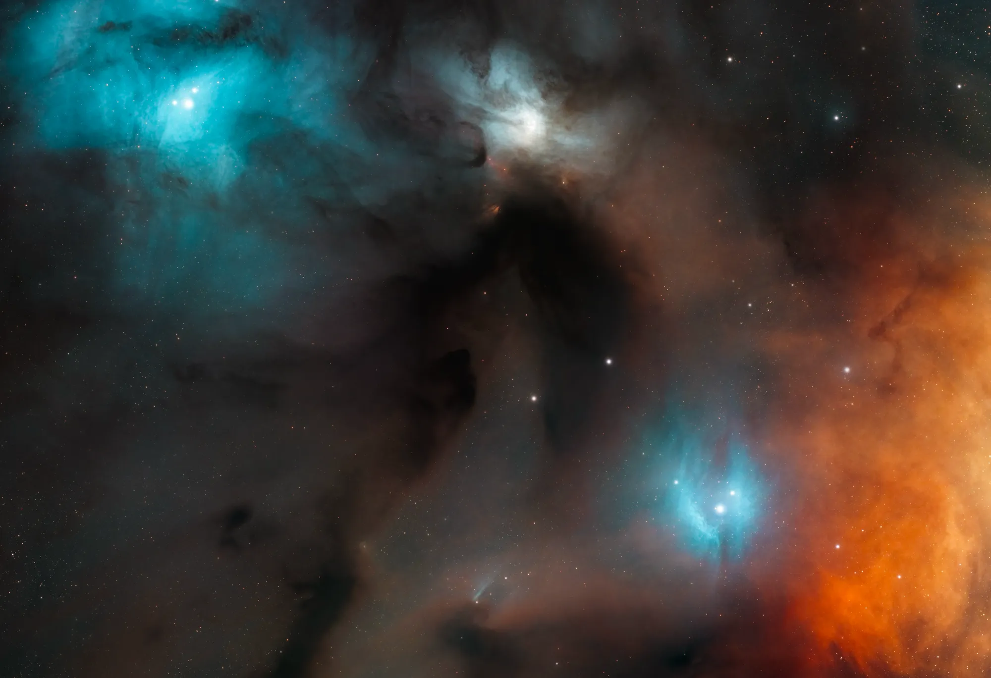 Nébuleuse par réflexion Rho Ophiuchi (par Laura)