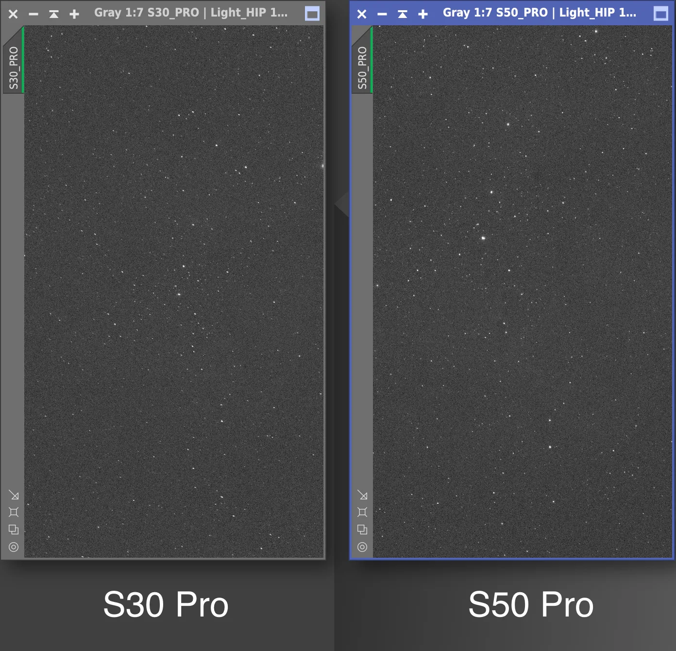 Comparaison de brute S30 Pro vs S50 Pro