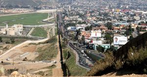USA Mexico border 