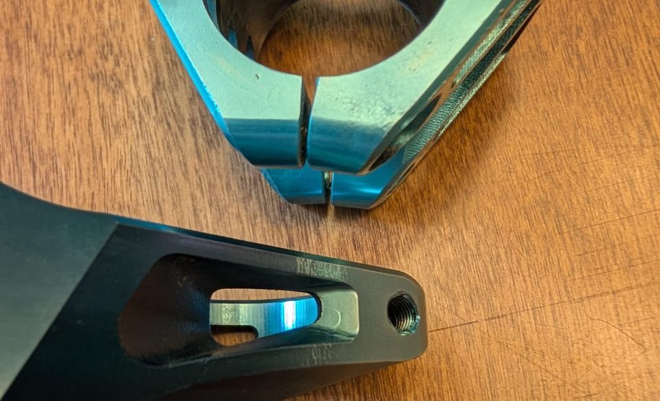 Poor casting, stress fractures, and clamp deformation.