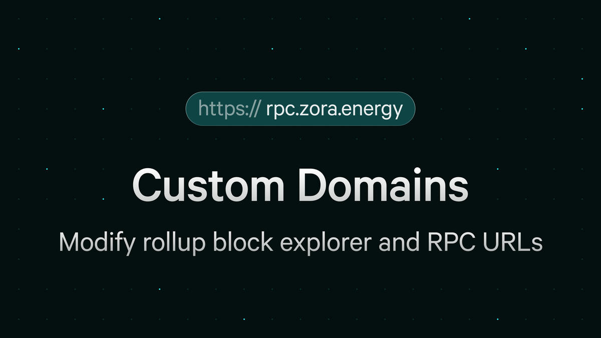 Custom Domains for Conduit Rollups