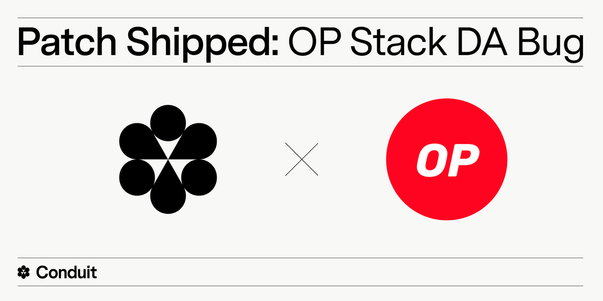 OP Stack DA DoS Vector Recap: From Conduit’s Discovery to Ecosystem Response