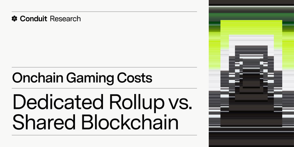 Onchain Gaming Cost Comparison: Dedicated Rollup vs. Shared Blockspace on L1