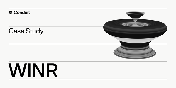 How Conduit Powers WINR: The Biggest Rollup for Decentralized iGaming
