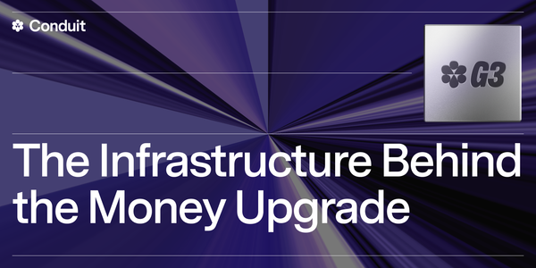 The Infrastructure Behind the Money Upgrade: Introducing G3