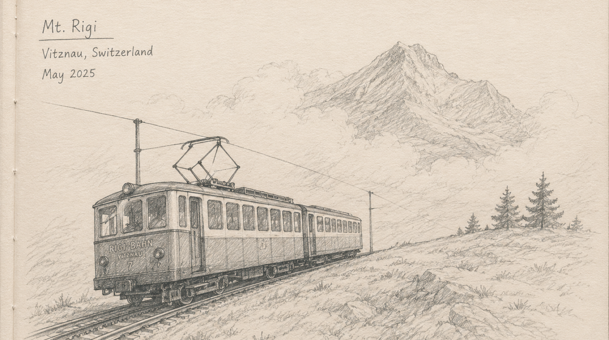 Mt. Rigi — Cogwheel to the Clouds