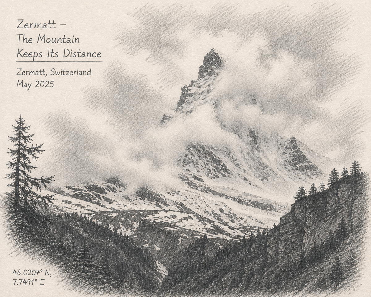 Zermatt — The Mountain Keeps Its Distance