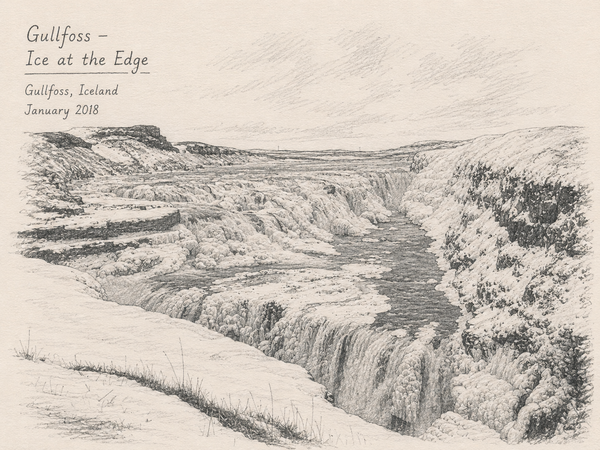 Gullfoss — Ice at the Edge