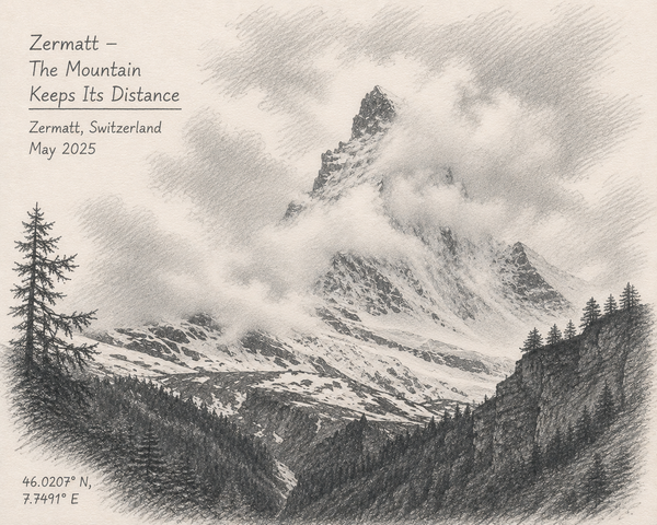 Zermatt — The Mountain Keeps Its Distance