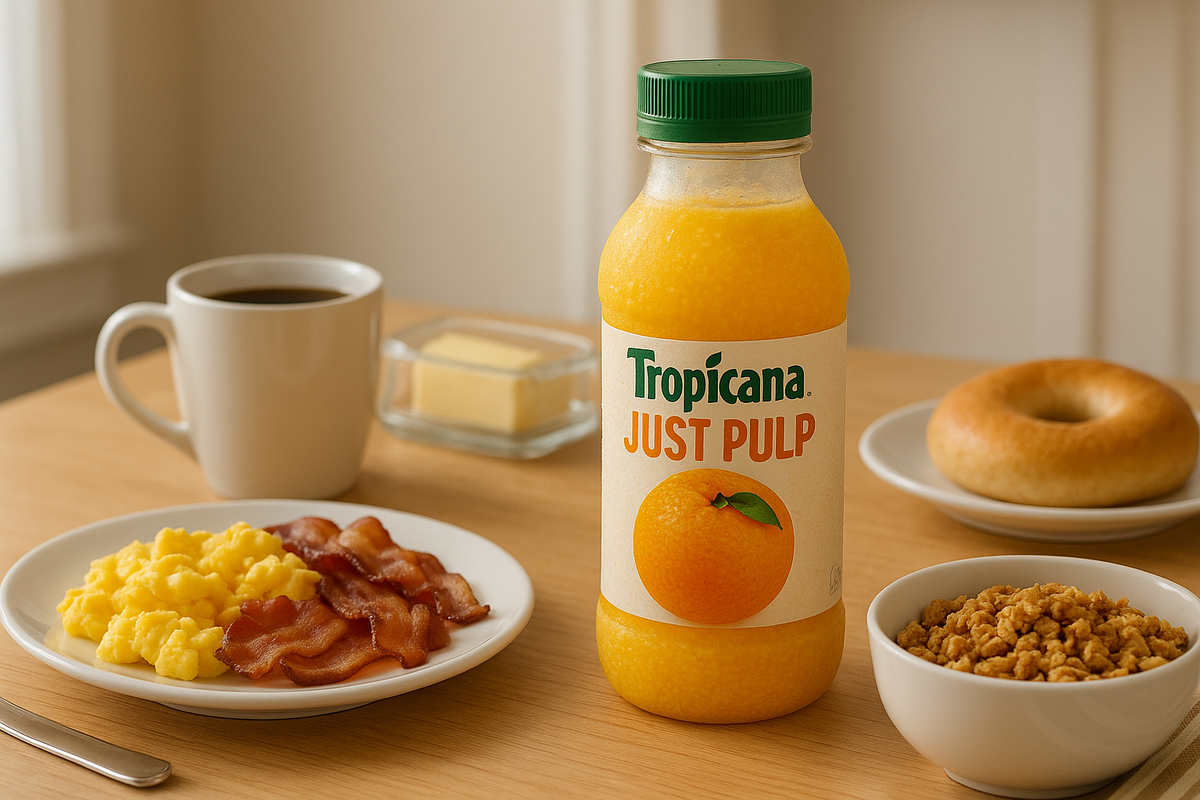 Tropicana Launches Just Pulp Orange Juice