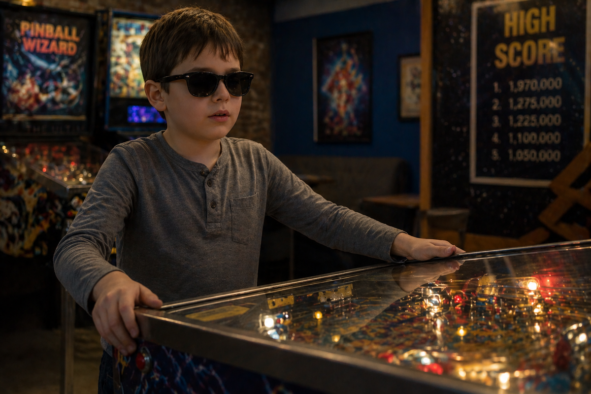 Deaf, Dumb and Blind Kid Actually Quite Bad at Pinball