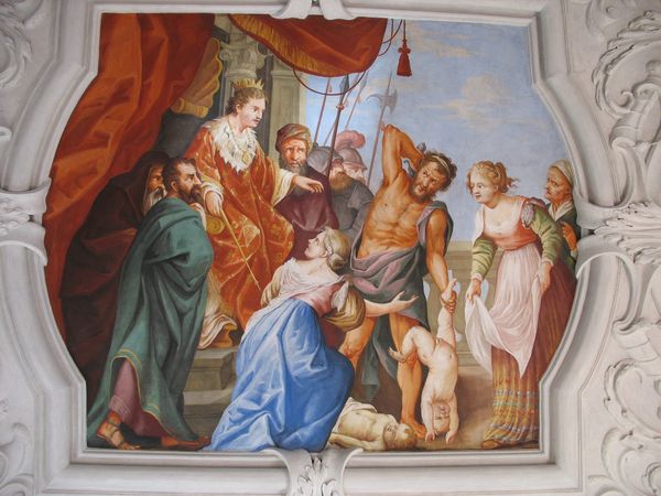 King Solomon Stumped as Both Women Deny Wanting Half of Baby